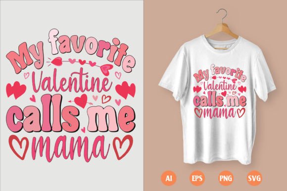Celebrate Mom: The Ultimate Valentine's Day T-shirt Design 13