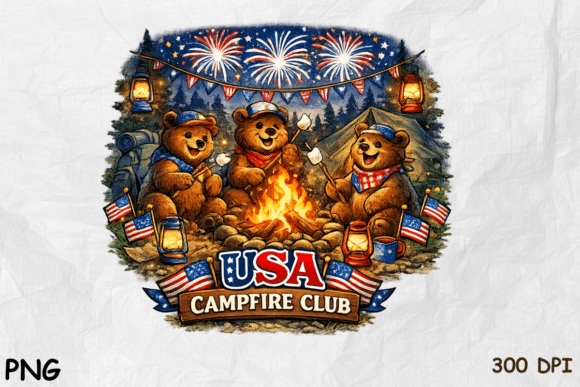 Celebrate Summer Nights: The USA Campfire Club Design