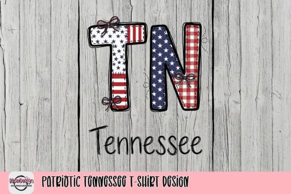 Celebrate Your Roots with the Patriotic Tennessee T-Shirt Design