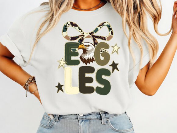 Eagles Mascot Coquette: Vintage Style Meets Modern Pride
