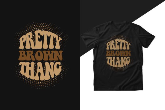 Melanin T Shirt Design: Bold Typography for Everyone